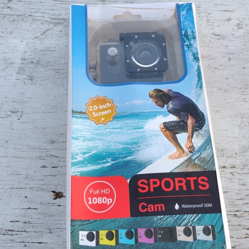 Waterproof sports camera